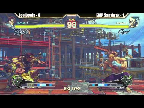 SSF4 AE 2012 Joe Lewis vs EMP Santhrax - Big Two #9 Tournament