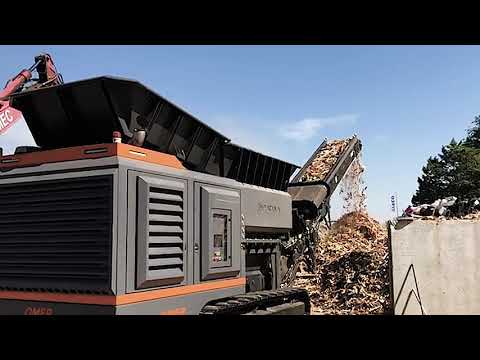 Broyeur primaire mobile DRACULA Series - Omer Ecology - déchets urbains, aluminium, bois, pneus et encombrants_1