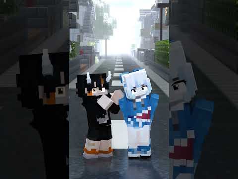 MoenD x Gura #shorts #minecraft #moend #gawrgura #vtuber