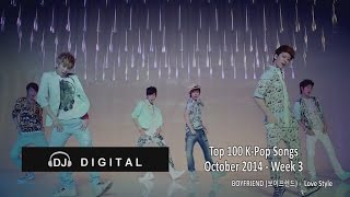 Top 100 K-Pop Songs for October 2014 Week 3