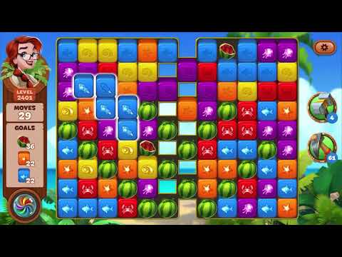 Lost Island Blast Adventure Level 2401 NO BOOSTERS - A S GAMING ✔️