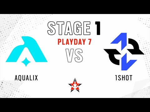 Aqualix vs 1Shot // NA Challenger League - Stage 1 - Playday 7