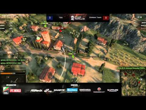 Game Ninja: WoT 3vs3 Final TDS vs Drinkers Team game 1