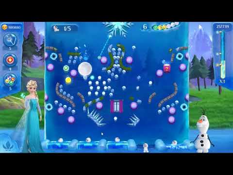 Frozen Free Fall: Icy Shot Level 284 - NO BOOSTERS ☃☃☃