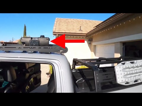 WATERPORT 3.85 GALLON DAY TANK INSTALL ON PRINSU ROOF RACK! TACOMA TRD OFF-ROAD