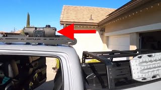 WATERPORT 3.85 GALLON DAY TANK INSTALL ON PRINSU ROOF RACK! TACOMA TRD OFF-ROAD