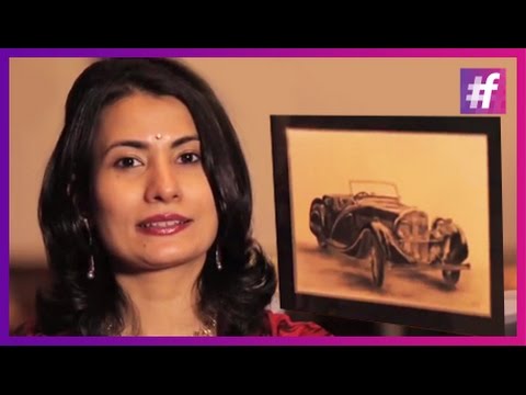 A Princess Brings Some Iconic Cars to Life, on Canvas (Barwani)