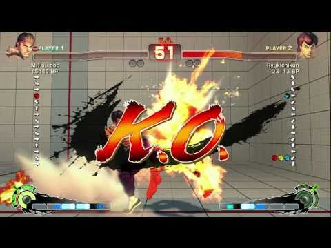 Ryukichikun [Fei] vs MrFuji boc [Ryu] SSF4 Japanese Online Ranked Matches - Xbox Live