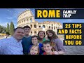 ROME FAMILY TRIP 25 Tips And Facts Before You Go