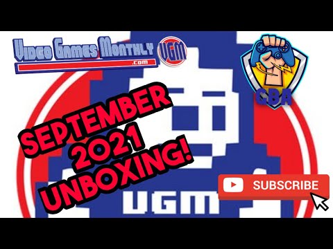 September 2021 Video Games Monthly Unboxing!  Video Game Mystery Box!  GBA Episode 240
