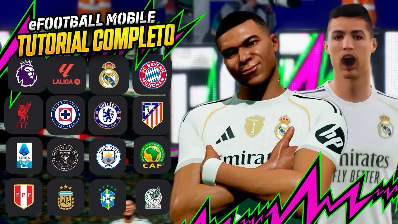 Asi Es Jugar eFootball Mobile Con Licencias y Kits 2026!🤩📲Real Madrid👕✅Liverpool✅Bayern Munich✅