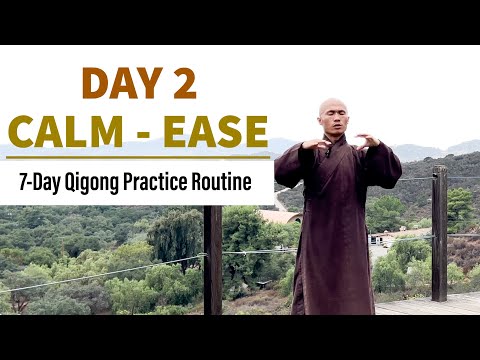 DAY 2-CALM and EASE| 7-Day Qigong Practice Routine for Well-being