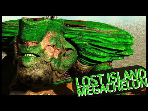 LOST ISLAND MEGACHELON ONLY LOCATION | HOW TO TAME THEM | Ark Survival Evolved