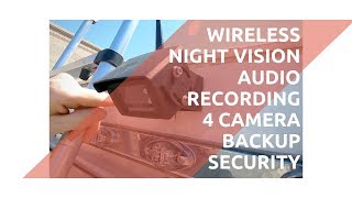 Video/Audio Security System For Your Vehicle! HaloView Back Up Camera Review