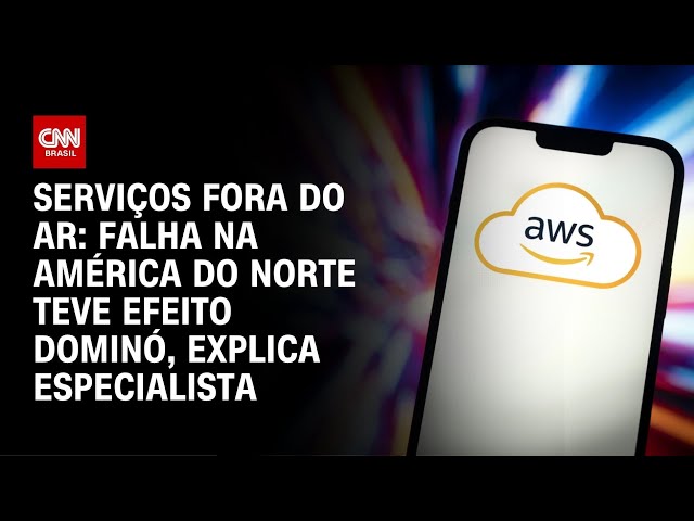 Especialista: Falha em servidor na América do Norte teve efeito dominó | LIVE CNN
