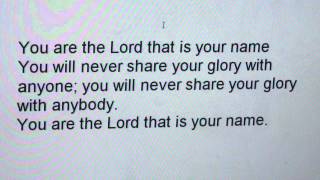 Download lagu YOU ARE THE LORD mp3