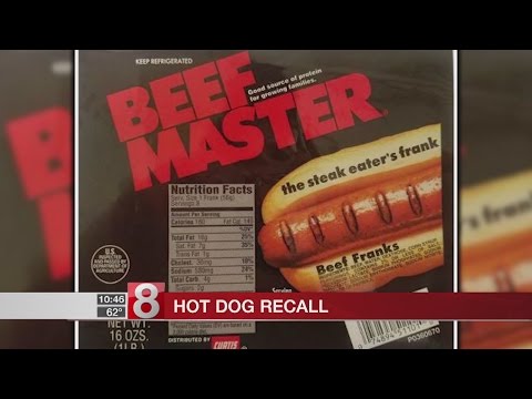 Nathan's and Curtis beef hot dogs recalled