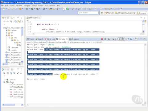Advanced Java Tutorial Quantifiers