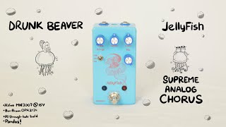 Video thumbnail for Drunk Beaver Jelly Fish! | True BBD Analog Chorus Pedal | XVive MN3007 chip | Clean + Overdriven Amp by Pair of Pandas