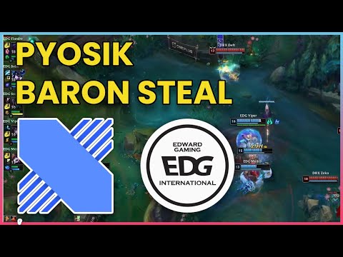 DRX Pyosik insane baron steal | DRX vs EDG