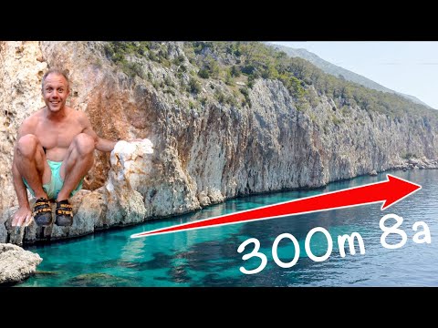 300m Long Deep Water Solo 8a In Croatia