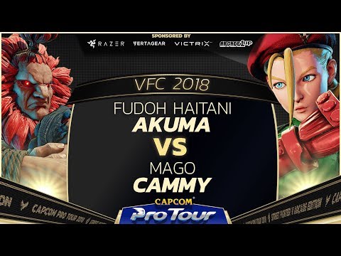 Fudoh Haitani (Akuma) vs Mago (Cammy) - Versus Fighting Cup 2018 Grand Finals - CPT 2018