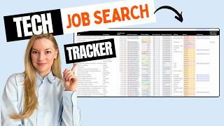Unemployed in Tech in 2026: My Job Application Tracking Method to Stay Organized (with Template)