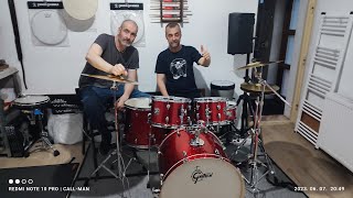 Video thumbnail for Gretsch energy drumset paiste Cymbals by Tisza ®