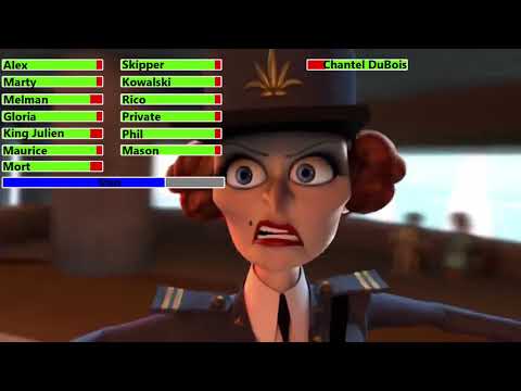 Madagascar 3: Europe's Most Wanted (2012) Monte Carlo Chase with healthbars
