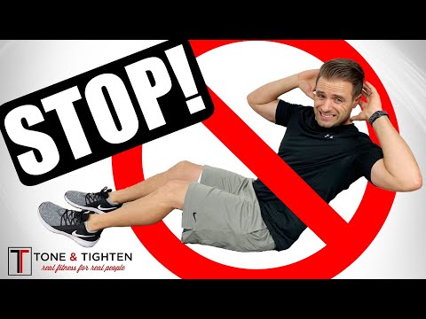 3 WORST Core Exercises For Low Back Pain - What To Do Instead! Video