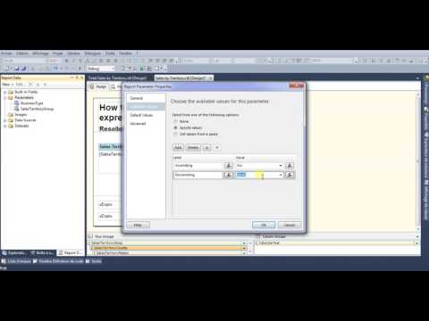 Reporting Services SSRS Tutorial DrillThough Expression