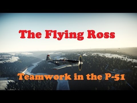 War Thunder: Squad team work in the P 51D