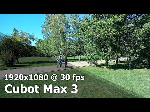 Cubot Max 3 - FHD (1080p) 30 fps camera video sample