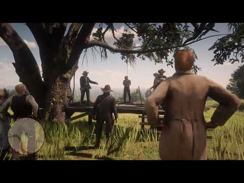 Red Dead Redemption 2 The hanging of Mark Johnson