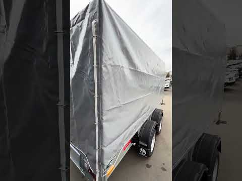 фото прицеп для автомобиля mullerwagen 1535 pro (сборный) борт 290мм с тентом с каркасом 1200мм 0