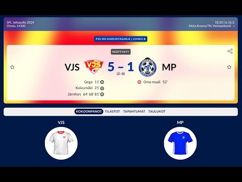 Jälkipelit SM-karsinta 2024 VJS - MP 16.3.2024