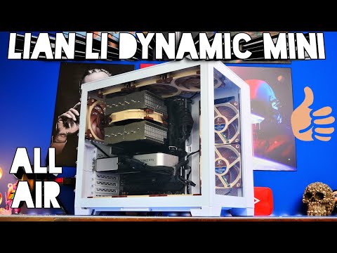Lian Li Dynamic Mini Snow Edition build with air installation (features and how to)