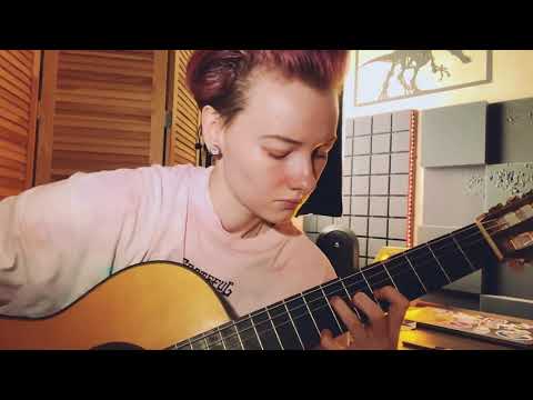 Sergio Assad - Sketch No.4 (Marina Krupkina on 6 strings) + Shure MV5 test on nylon strings