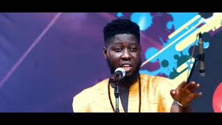 @itsGamie performs his spoken-word piece MAN-INFESTATION at PluggedinMusicFest2018