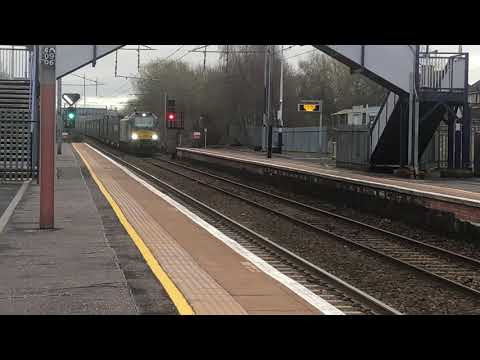 Direct rail services heading into the yard at mossend