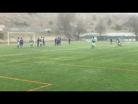 Gol de Manuel , el gran nueve del santa eugenia