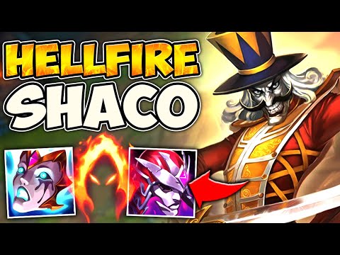 DOUBLE BURN DARK HARVEST SHACO IS BEYOND DEADLY!! - Pink Ward Shaco