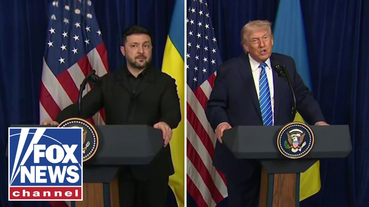 BREAKING: Trump, Zelenskyy discuss Russia-Ukraine peace plan after meeting