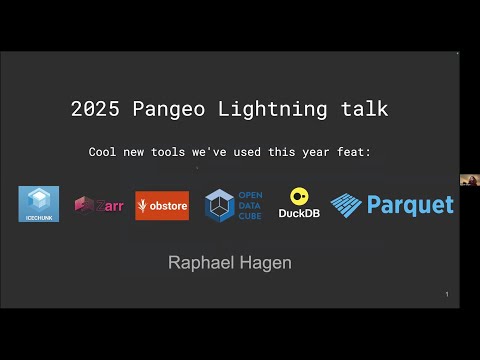 2025 Pangeo data pipeline - cool new tools we’ve used