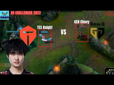 TES Knight vs GEN Chovy Korea Challenger 2022 Patch 12.14 Replay How To Play Ahri Mid