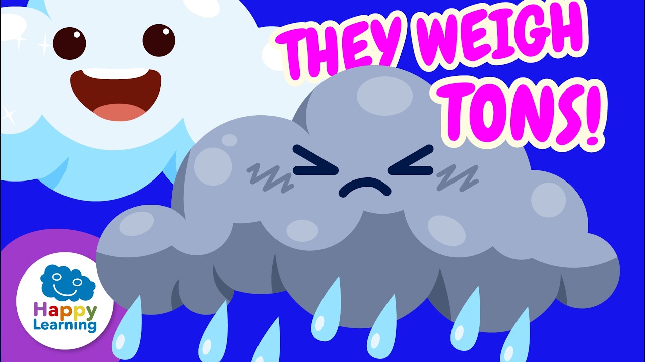 ☁️ What are CLOUDS made of? | Educational Videos for Children | @HappyLearningEN