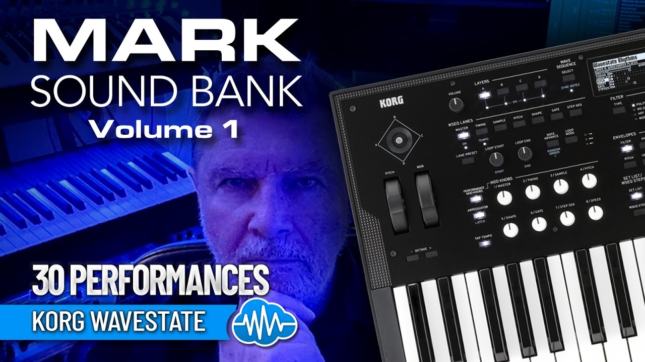 MSD020 - Mark Sound Bank V1+V2 - Korg Wavestate ( 70 performances ) - Video Preview 1