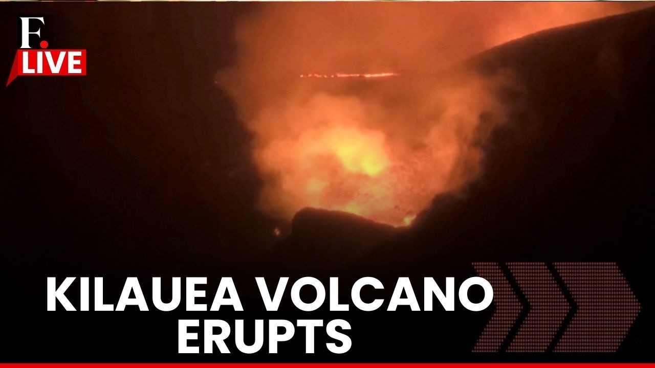 Hawaii Volcano LIVE: Lava Fountains During an Active Eruption of Kilauea Volcano in Hawaii | N18G