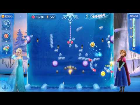 Frozen Free Fall: Icy Shot Level 142 - NO BOOSTERS ☃☃☃