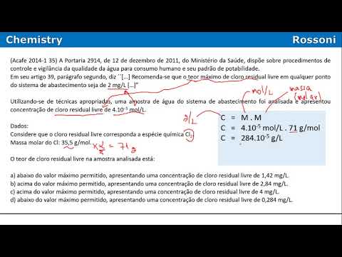 Acafe 2014-1 Medicina Q35 - Soluções mol/L x g/L